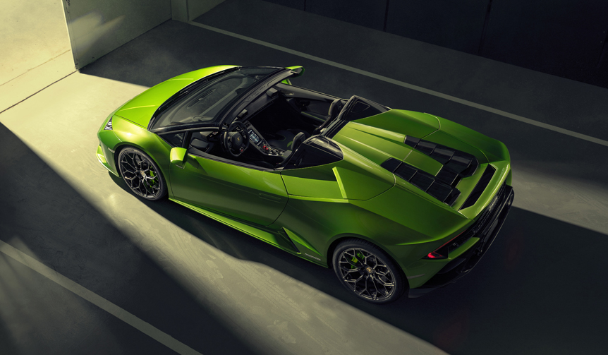 ランボルギーニの最新オープン「ウラカン エボ スパイダー」登場|Lamborghini