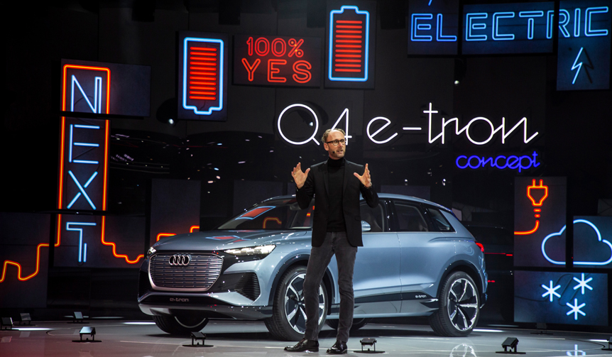 アウディがコンパクトな電動SUV「Q4 e-tron コンセプト」を発表｜Audi