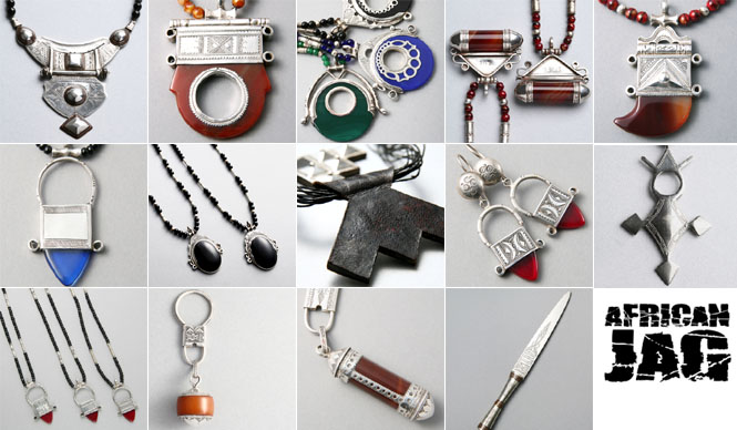 ひとつとしておなじものはない、砂漠の民のシルバーアクセサリー