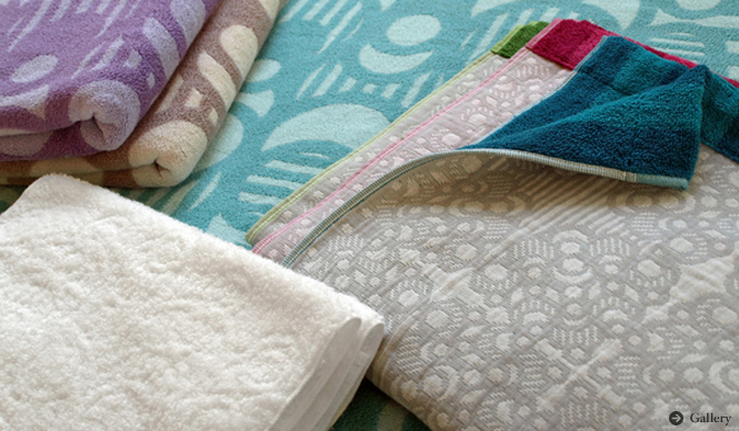 TOWEL | MADE IN JAPANの技術とデザインが織り込まれたタオル