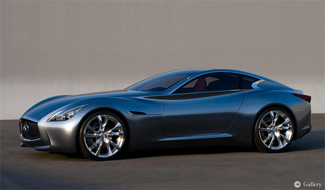 INFINITI ESSENCE｜ハイブリッドの流麗なクーペ