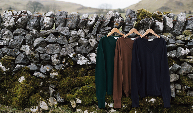 シーアイランドコットンでつくられた高級ニット、JOHN SMEDLEY