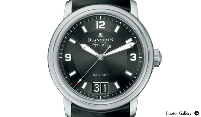 BLANCPAIN｜LEMAN AQUA LUNG LARGE DATE｜レマン アクアラング ラージデイト
