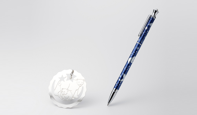 MIKIMOTO International｜ミキモト インターナショナル　クリスマスチャリティーボールペン＆ブックマーク