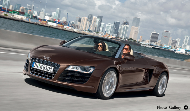 Audi R8 SPYDER|ジャーマンスーパーカーにスパイダー追加