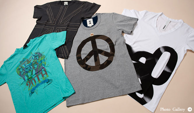 UNITED ARROWS|ユナイテッドアローズ創業20周年「Japanese Designer T-Shirts」に注目