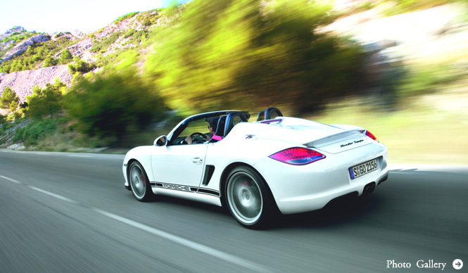 PORSCHE BOXSTER SPYDER｜もっともスポーティなボクスター