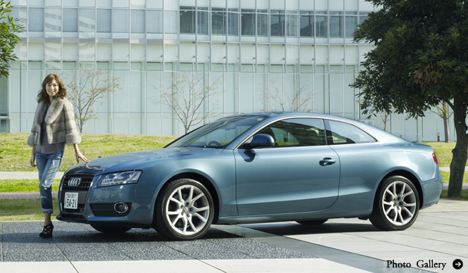 アウディ A5クーペ × 小泉里子｜生活に潤いを与えてくれるクルマ