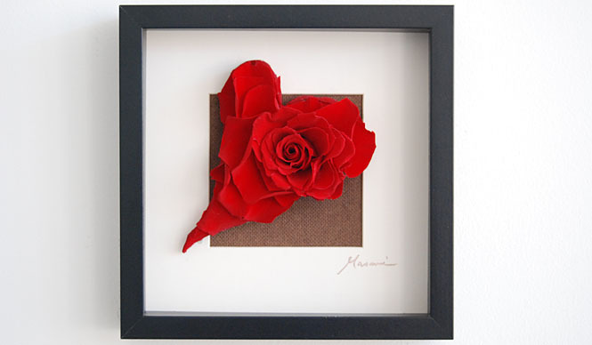 和気雅美｜ヴィジュアルに訴えるバラのハートでバレンタインを制する