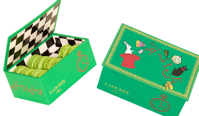 EAT｜ラデュレより『不思議の国のアリス』をイメージした限定アイテムが登場！　オルゴール・マカロンボックス“アリス”発売