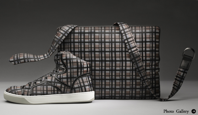 LANVIN|ランバンの大人のふだんづかいに最適なシルクのスニーカー