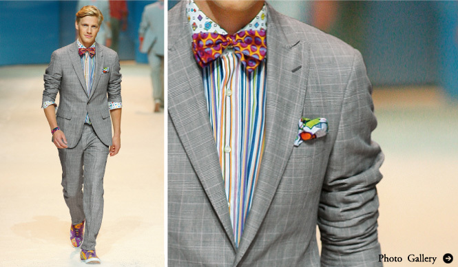 ETRO|エトロ流、ポケットチーフのアレンジ 2010夏編