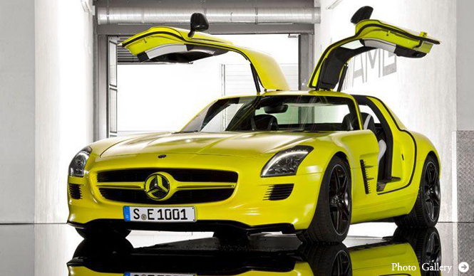 Mercedes-Benz SLS AMG E-Cell｜電気で走るスーパースポーツが誕生間近！