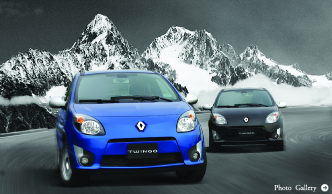 RENAULT TWINGO｜クリエイティブに走る、限定車「クープ・デ・ザルプ」
