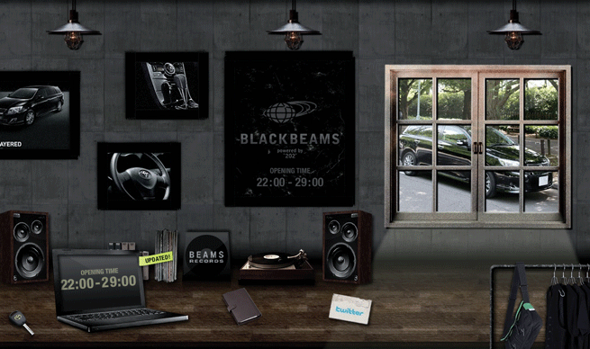 トヨタとビームスがブラックレイヤードをテーマにコラボレーション