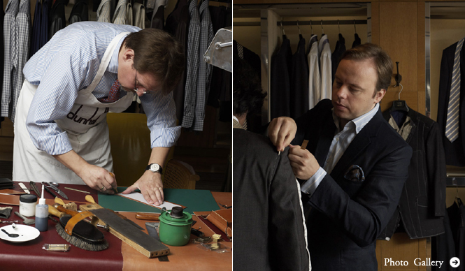 dunhill|オーダーメイドの粋フィッターとレザーモデリスト職人の矜持