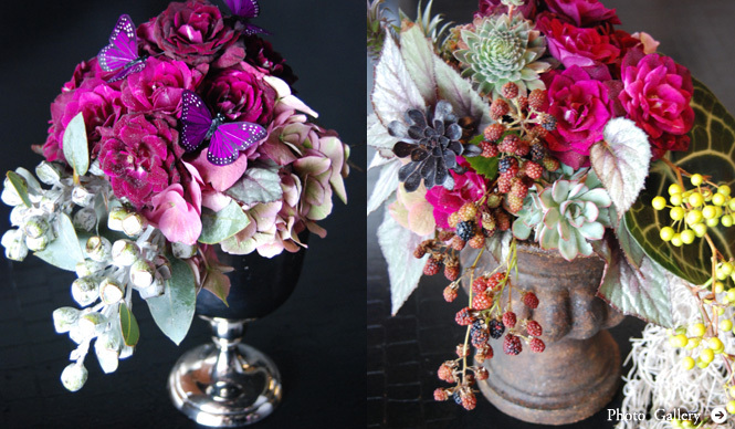 連載・和気雅美｜FLORALUXEの秋のテーマカラーは“紫と青”