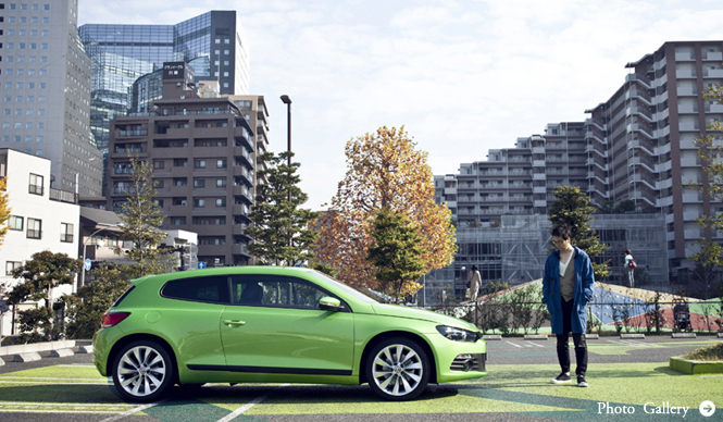 シロッコ|Scirocco|Volkswagen Scirocco:The Car makes Style. 躍動するランドスケープデザイン
