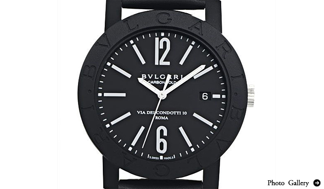 BVLGARI｜オールブラックに注目