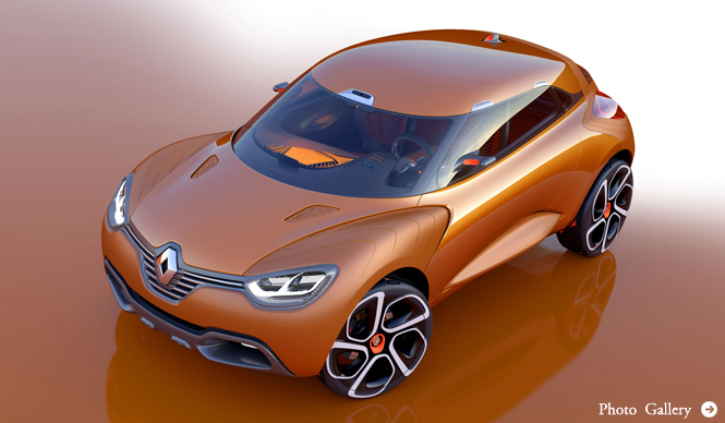 RENAULT Captur concept｜ルノー キャプチャー コンセプト 斬新なデザインのクロスオーバー