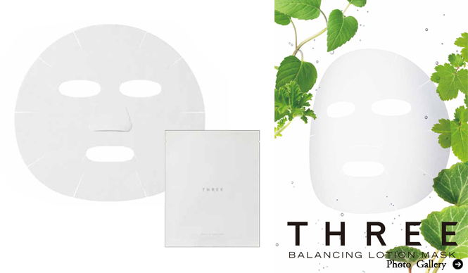 THREE|SPAの発想から生まれたバランシング ローション マスク
