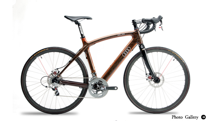 Audi duo|アウディ デュオ 木製フレームの自転車