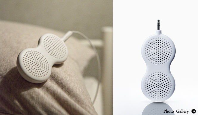 BIRD ELECTRON｜電池も充電も不要の「ピロースピーカー」