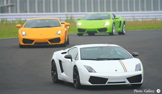 Lamborghini Gallardo LP 550-2｜ランボルギーニ ガヤルド LP550-2 サーキットで試乗会