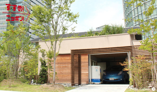 日産 リーフ｜NISSAN LEAF 一般住宅へ電力供給するシステムを公開