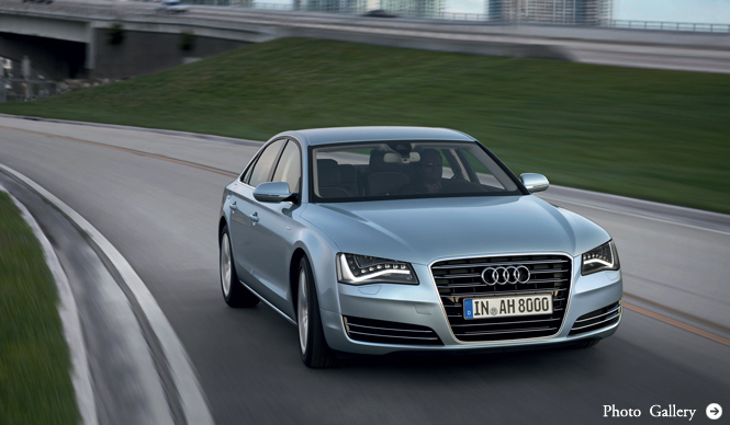Audi A8 hybrid フラッグシップサルーンにハイブリッドが登場!
