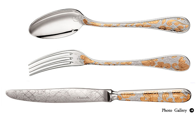 Christofle｜カトラリーコレクション「ジャルダン・エデン」