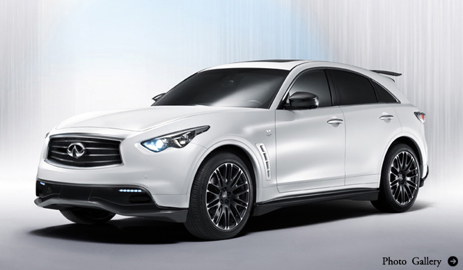 Infiniti FX Sebastian Vettel concept|ベッテル仕様のワンオフ「FX」誕生!