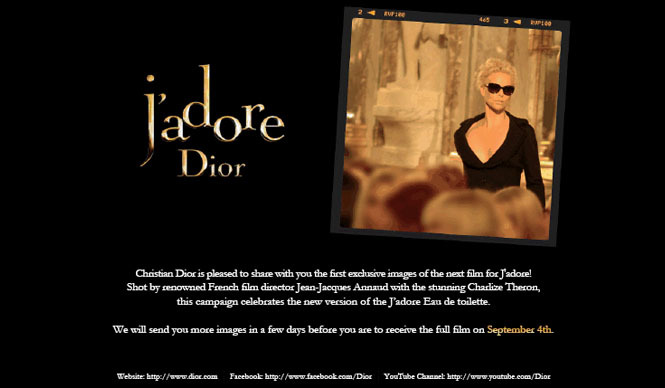 Dior｜「ジャドール」が香るシャーリーズ セロン主演イメージフィルム