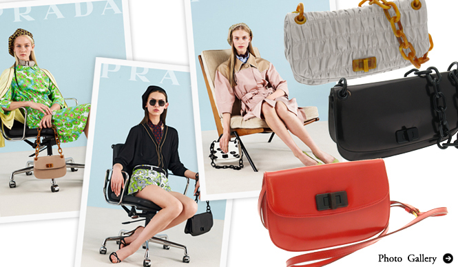 PRADA｜2012年春夏バッグ、伊勢丹ザ・ステージにて先行販売