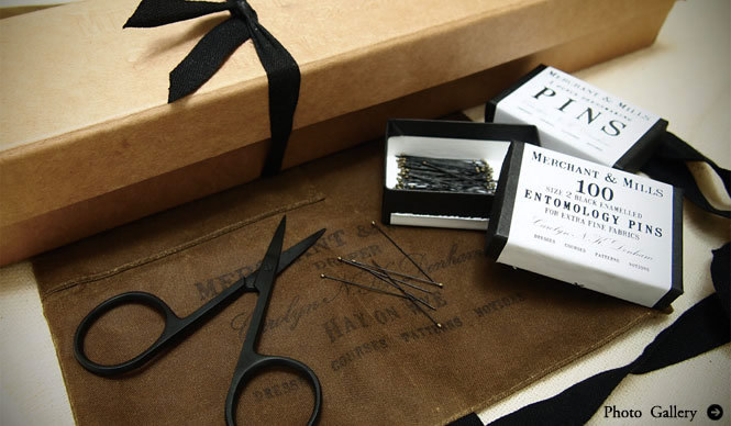 MERCHANT&MILLS｜美しいパッケージと、高品質の裁縫道具