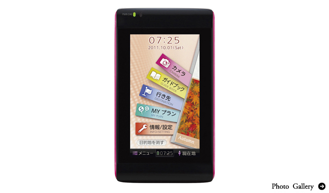 Panasonic｜新型ポータブルナビ「旅ナビ」登場