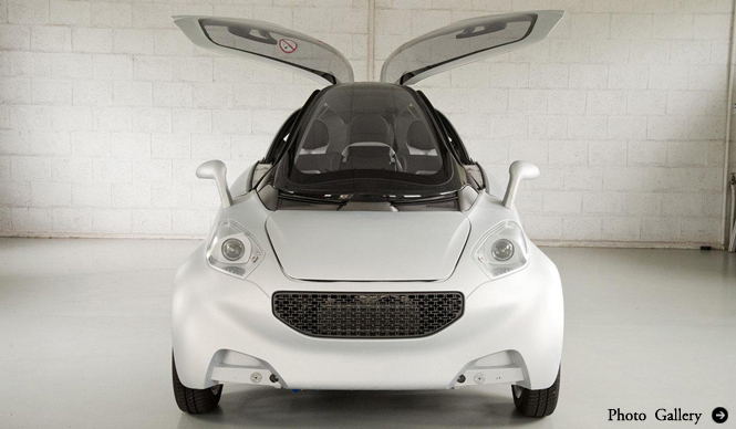 PSA Peugeot Citroen VELV concept ADEME主催のフォーラムにてモビリティを提示