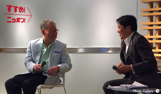 村上憲郎氏×福井エドワード氏 トークショー開催