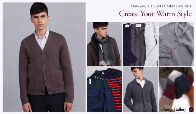 MARGARET HOWELL｜この冬のマストハブ、上質ニットと防寒グッズで、冬の街へ