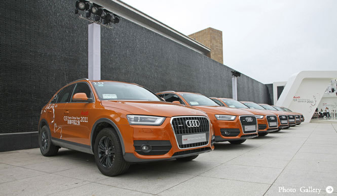 アウディ初のプレミアムコンパクトSUV「Q3」に中国で試乗|Audi