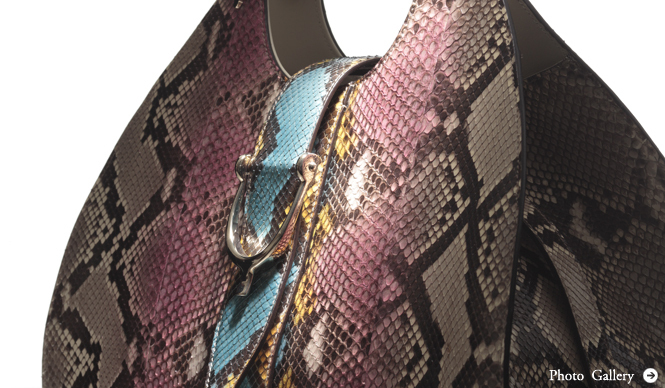GUCCI｜鮮やかなパイソンに目を奪われるグッチ銀座限定バッグ登場