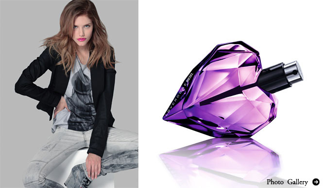 DIESEL｜最新シグニチャー・フレグランス「LOVERDOSE」のミューズに注目！