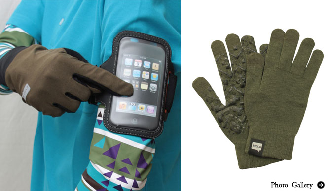 HOTCH POTCH｜業界初！　スマートフォン対応手袋「EVOLG」