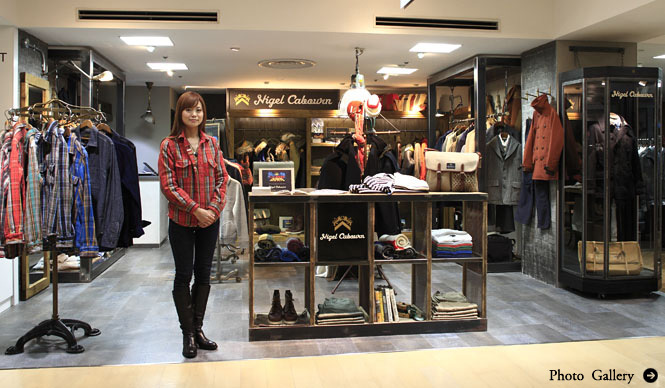 NIGEL CABOURN｜松屋銀座5階「ナイジェル・ケーボン」の看板娘、山本知佳さん