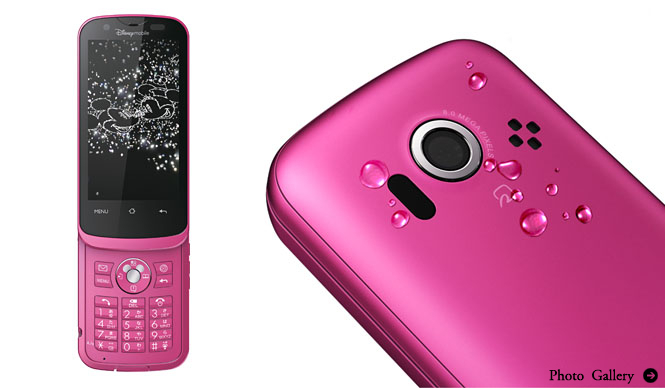 Disney Mobile｜コンパクトなスライド型スマートフォン「DM011SH」