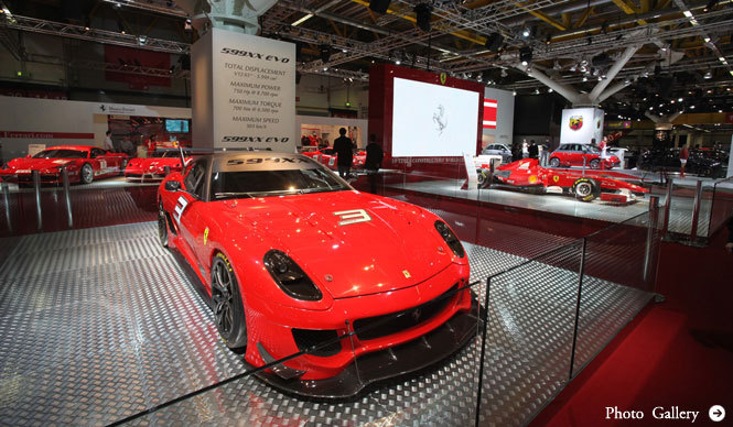 フェラーリ 599XXのエボリューションパッケージを世界初公開|Ferrari