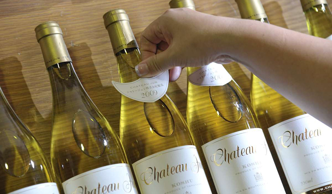 白ワイン「甲州2010」がJAL国際線エグゼクティブクラスに“搭乗”！