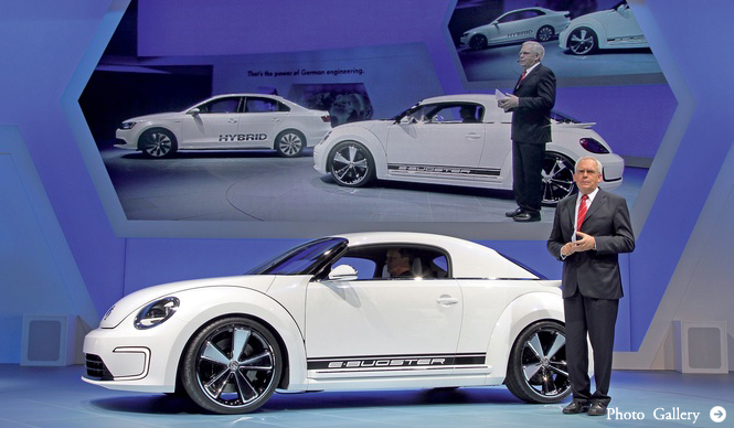新型「ザ・ビートル」にEVバージョン登場｜Volkswagen