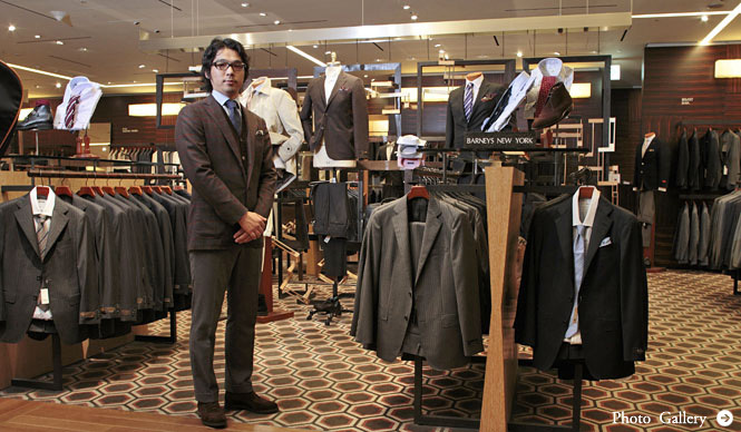 BARNEYS NEW YORK｜2011-12 冬のウォームビズ特集 「バーニーズ　ニューヨーク銀座店」清家光平