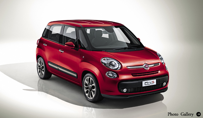 フィアット 500L ジュネーブモーターショーに先立ち写真公開|Fiat